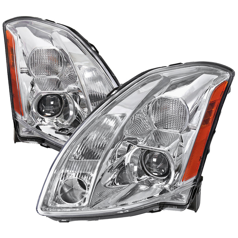 Spec-D 04-06 Nissan Maxima Projector Headlight - Chrome 2LHP-MAX04-RS
