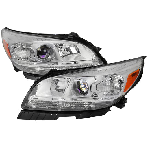 Spec-D 13-15 Chevrolet Malibu Oe Style Projector Headlights- Chrome 2LHP-MBU13-GO