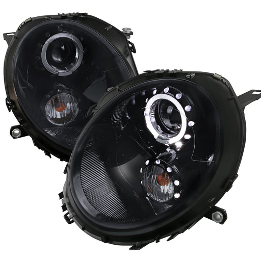 Spec-D 07-12 Mini  Cooper Smoked Housing Projector Headlights  2LHP-MINI06G-TM