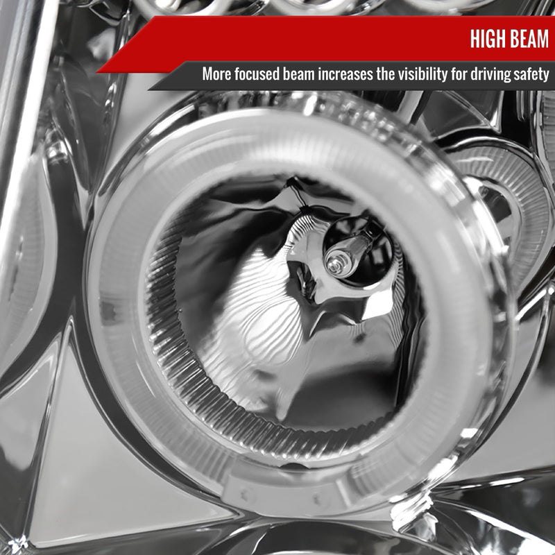 Spec-D 05-08 Nissan Pathfinder Halo Led Projector Chrome 2LHP-PATH05-TM
