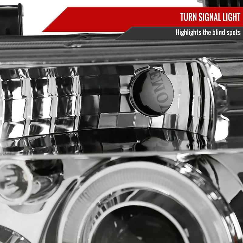 Spec-D 05-08 Nissan Pathfinder Halo Led Projector Chrome 2LHP-PATH05-TM