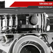 Spec-D 05-08 Nissan Frontier Halo Led Projector Chrome 2LHP-PATH05-TM