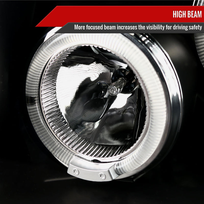 Spec-D 05-08 Nissan Pathfinder Halo Led Projector Black 2LHP-PATH05JM-TM