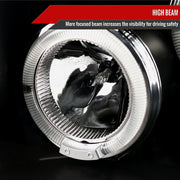 Spec-D 05-08 Nissan Frontier Halo Led Projector Black 2LHP-PATH05JM-TM