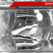 Spec-D 06-08 Honda Pilot Projector Headlights Chrome Housing Clear Lens - No Bulbs Included 2LHP-PLT06-GO