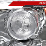 Spec-D 06-08 Honda Pilot Projector Headlights Chrome Housing Clear Lens - No Bulbs Included 2LHP-PLT06-GO
