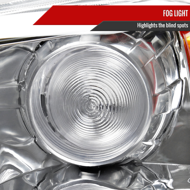 Spec-D 06-08 Honda Pilot Projector Headlights Chrome Housing Clear Lens - No Bulbs Included 2LHP-PLT06-GO