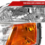 Spec-D 06-08 Honda Pilot Projector Headlights Chrome Housing Clear Lens - No Bulbs Included 2LHP-PLT06-GO