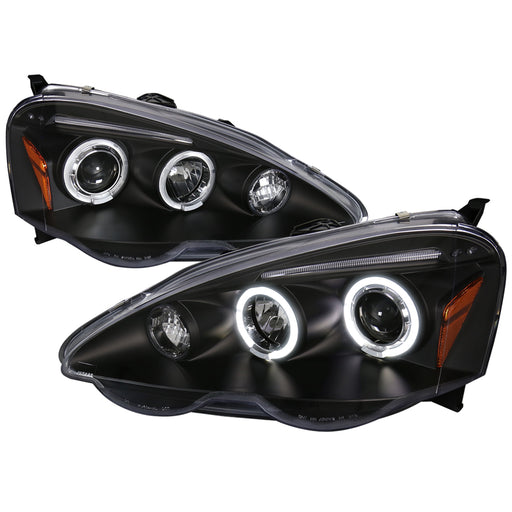 Spec-D 02-04 Acura Rsx Halo Led Projector Black 2LHP-RSX02JM-TM