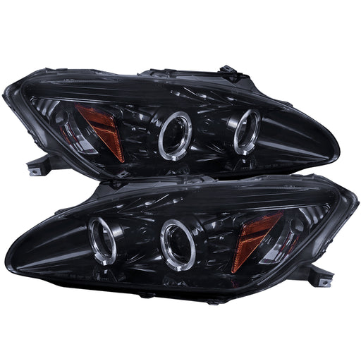 Spec-D 04-09 Honda  S2000 Smoked Lens Gloss Black Housing Projector Headlights, Oe Hid Compatible 2LHP-S2K04G-TM