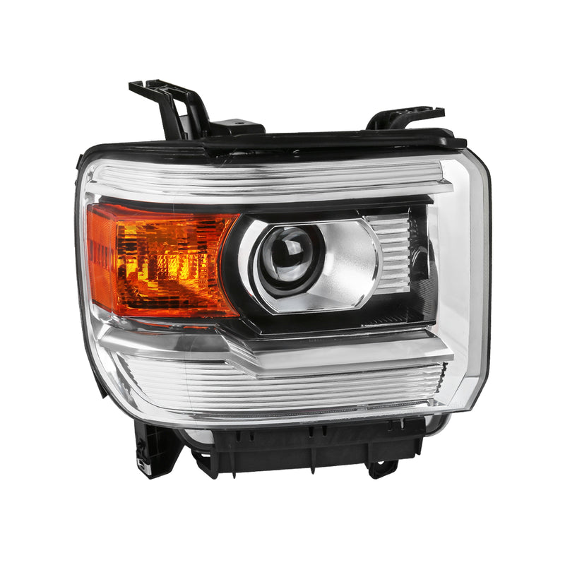 Spec-D 14-18 Gmc Sierra  Right Headlight- Chrome 2LHP-SIE14-R-GO