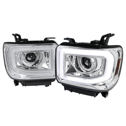 Spec-D 14-15 Gmc Sierra Projector Headlights - Chrome 2LHP-SIE14-TM