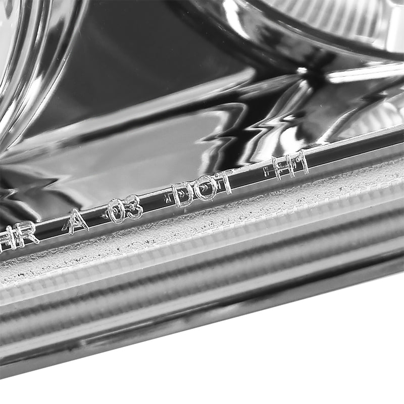 Spec-D 03-06 Chevrolet Avalanche Halo Led Projector Chrome Does Not Fit Model With Body Cladding Kit  2LHP-SIV03-TM