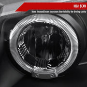 Spec-D 03-06 Chevrolet Avalanche Halo Led Projector Black Does Not Fit Model With Body Cladding Kit 2LHP-SIV03JM-TM