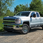 Spec-D 15-19 Chevrolet Silverado 2500Hd 3500Hd Projector Headlights Chrome Housing Clear Lens 2LHP-SIV1525-SQ-TM