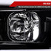 Spec-D 15-19 Chevrolet Silverado 2500Hd 3500Hd Projector Headlights Gloss Black Housing Clear Lens 2LHP-SIV1525BK-SQ-TM