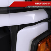 Spec-D 15-19 Chevrolet Silverado 2500Hd 3500Hd Projector Headlights Matte Black Housing Clear Lens 2LHP-SIV1525JM-SQ-TM