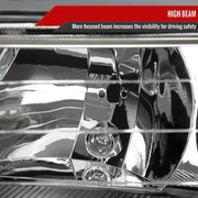 Spec-D 06-08 Hyundai Sonata Projector Headlights Black Housing Clear Lens - Turn Signal Bulbs Included 2LHP-SON06-GO