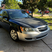 Spec-D 06-08 Hyundai Sonata Projector Headlights Black Housing Clear Lens - Turn Signal Bulbs Included 2LHP-SON06-GO