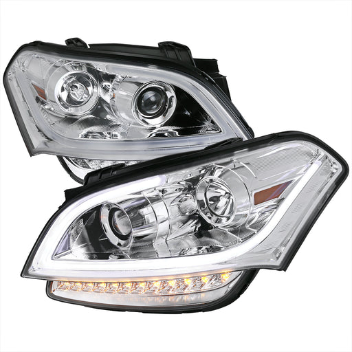 Spec-D 10-11 Kia Soul Led Bar Projector Chrome 2LHP-SOU10-TM