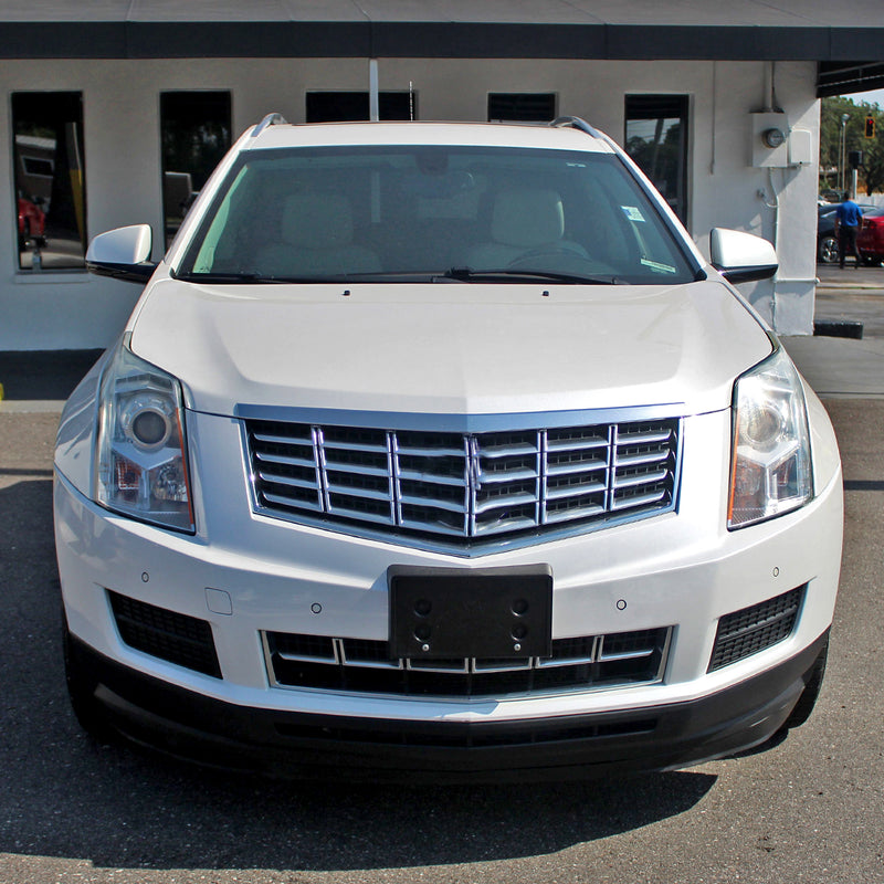 Spec-D 10-16 Cadillac Srx Oe Projector Headlights Chrome Housing Clear Lens With Amber Reflector - Uses Stock Bulbs - Halogen Models Only 2LHP-SRX10-RO