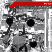 Spec-D 10-16 Cadillac Srx Led Bar Headlights Chrome Housing Clear Lens With Sequential Turn Signal And Breathing Light Effect - Uses Stock H11 Bulb 2LHP-SRX10-SQ-RS