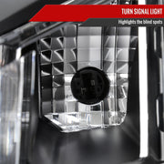 Spec-D 10-16 Cadillac Srx Oe Projector Headlights Black Housing Clear Lens With Amber Reflector - Uses Stock Bulbs - Halogen Models Only 2LHP-SRX10JM-RO