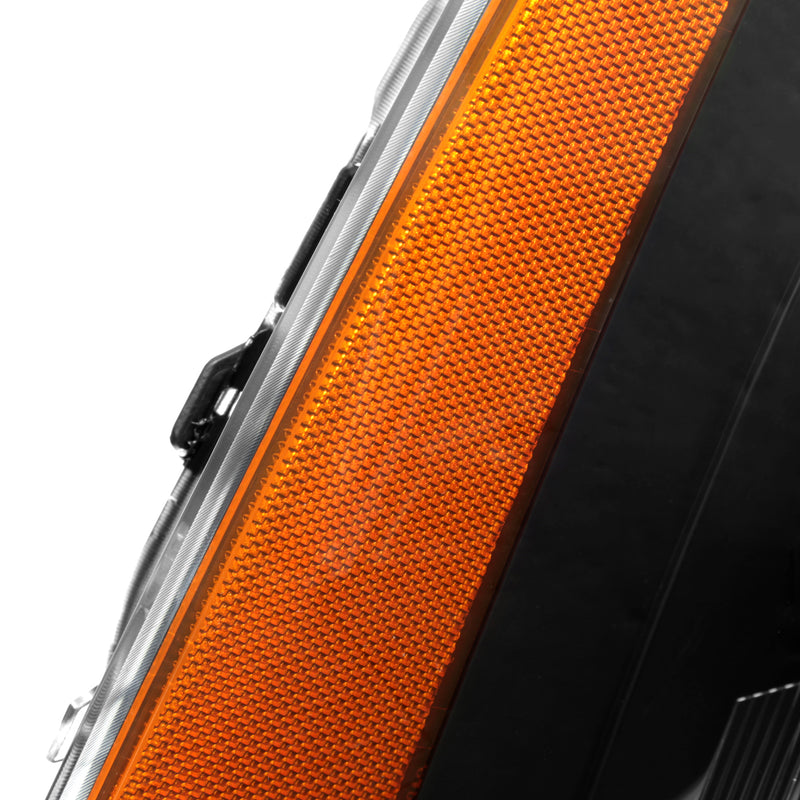 Spec-D 10-16 Cadillac Srx Oe Projector Headlights Black Housing Clear Lens With Amber Reflector - Uses Stock Bulbs - Halogen Models Only 2LHP-SRX10JM-RO