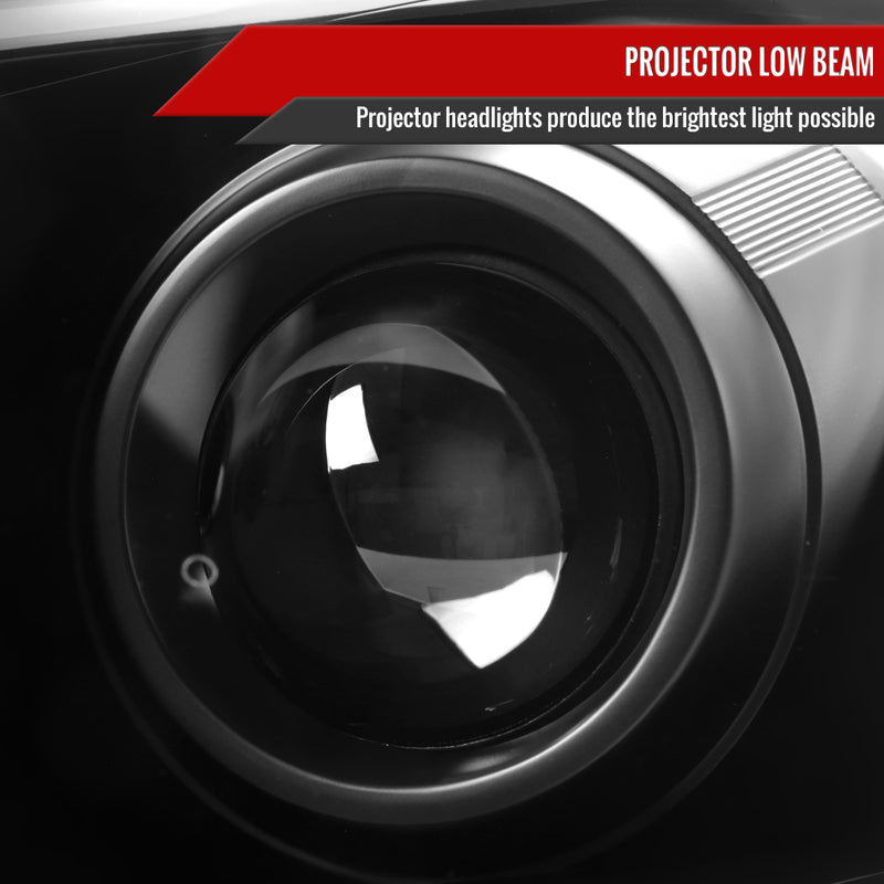 Spec-D 10-16 Cadillac Srx Led Bar Headlights Black Housing Clear Lens With Sequential Turn Signal And Breathing Light Effect - Uses Stock H11 Bulb 2LHP-SRX10JM-SQ-RS