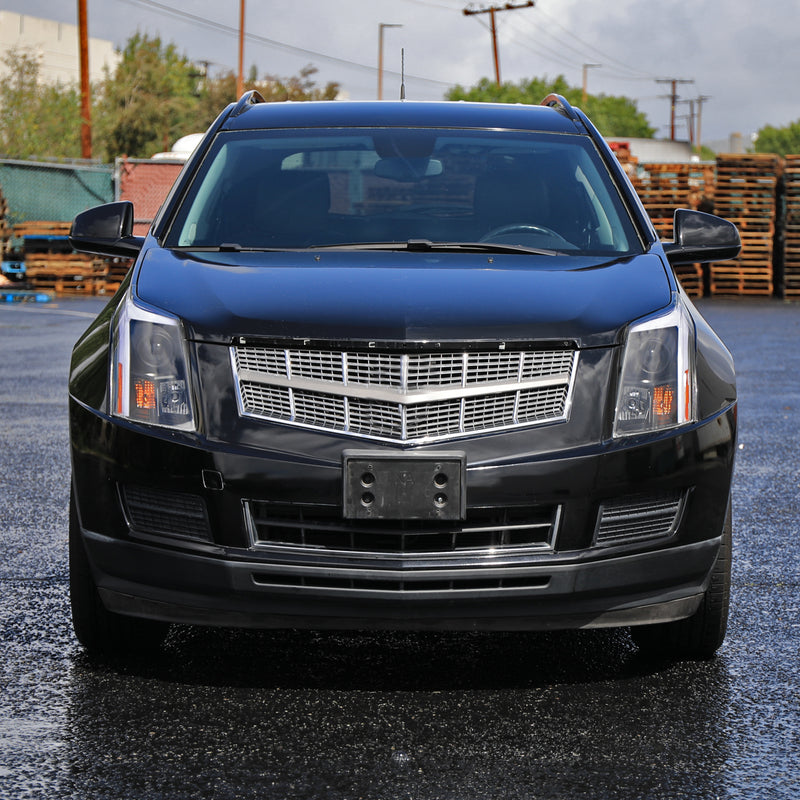 Spec-D 10-16 Cadillac Srx Led Bar Headlights Black Housing Clear Lens With Sequential Turn Signal And Breathing Light Effect - Uses Stock H11 Bulb 2LHP-SRX10JM-SQ-RS