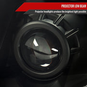 Spec-D 10-16 Cadillac Srx Oe Halogen Projector Headlights Black Housing Smoked Lens Amber Reflector - Uses Stock Bulbs 2LHP-SRX10SM-RO