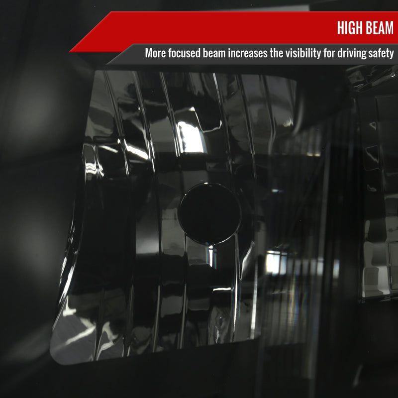 Spec-D 10-16 Cadillac Srx Led Bar Headlights Black Housing Smoked Lens With Sequential Turn Signal And Breathing Light Effect - Uses Stock H11 Bulb 2LHP-SRX10SM-SQ-RS