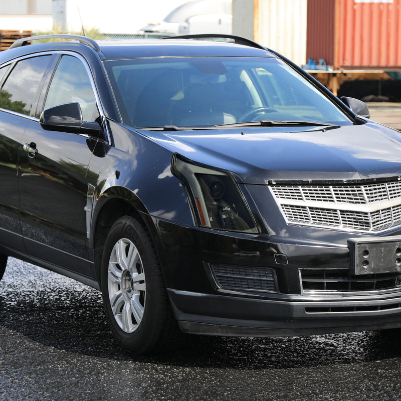 Spec-D 10-16 Cadillac Srx Led Bar Headlights Black Housing Smoked Lens With Sequential Turn Signal And Breathing Light Effect - Uses Stock H11 Bulb 2LHP-SRX10SM-SQ-RS