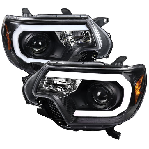 Spec-D 12-15 Toyota Tacoma Projector Headlights- Black 2LHP-TAC12JM-TM