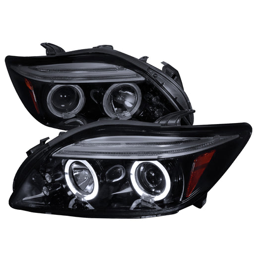 Spec-D 04-10 Scion  Tc  Halo Projector Headlight Gloss Black Housing Smoke Lens  2LHP-TC05G-TM