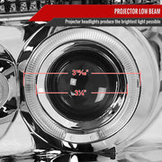 Spec-D 04-07 Nissan Armada Halo Led Projector Chrome 2LHP-TIT04-TM