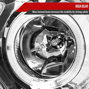 Spec-D 04-07 Nissan Armada Halo Led Projector Chrome 2LHP-TIT04-TM