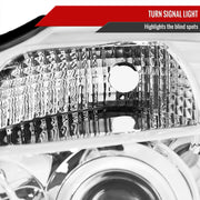Spec-D 04-07 Nissan Armada Halo Led Projector Chrome 2LHP-TIT04-TM