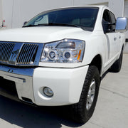 Spec-D 04-07 Nissan Armada Halo Led Projector Chrome 2LHP-TIT04-TM