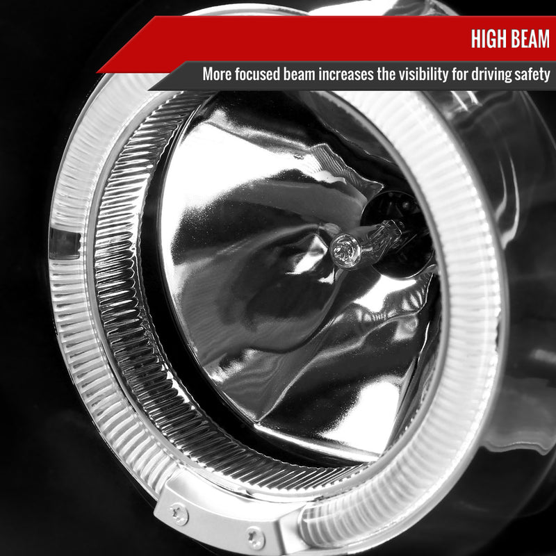 Spec-D 04-07 Nissan Titan Halo Led Projector Black 2LHP-TIT04JM-TM