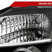 Spec-D 04-07 Nissan Titan Halo Led Projector Black 2LHP-TIT04JM-TM