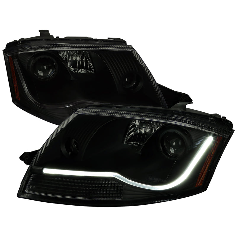 Spec-D 99-06 Audi Tt Projector Headlights Smoke- Black Housing 2LHP-TT99SM-RS