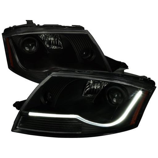 Spec-D 99-06 Audi Tt Projector Headlights Smoke- Black Housing 2LHP-TT99SM-RS