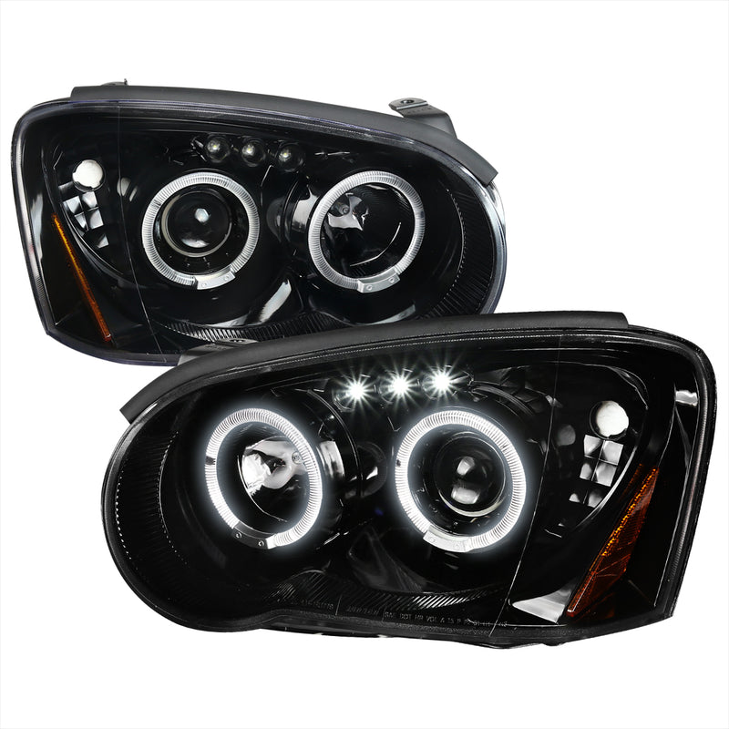 Spec-D 04-05 Subaru Impreza Projector Headlight Glossy Black 2LHP-WRX05BK-TM