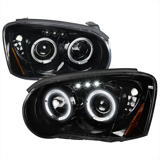 Spec-D 04-05 Subaru Impreza Projector Headlight Glossy Black 2LHP-WRX05BK-TM