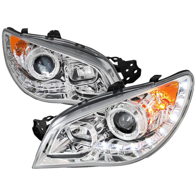 Spec-D 06-07 Subaru  Impreza  Chrome Projector Headlight 2LHP-WRX06-TM