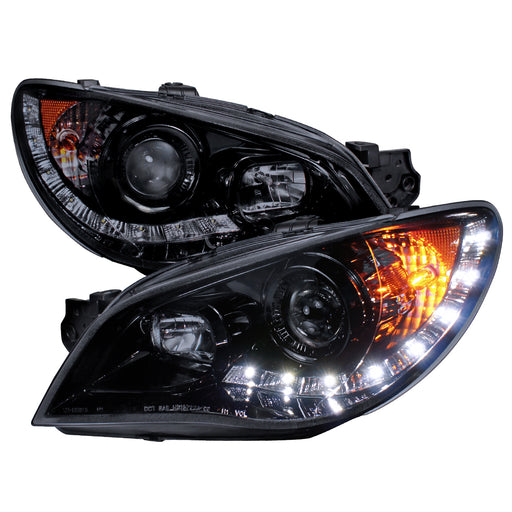 Spec-D 06-07 Subaru  Impreza  Smoked Projector Headlight 2LHP-WRX06G-TM