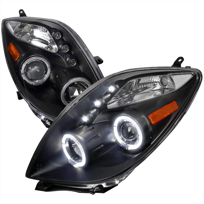 Spec-D 2006-08 Toyota Yaris Halo Projector Headlight Smoked Lens Matte Black Housing 3 Door Only **CLEARANCE**