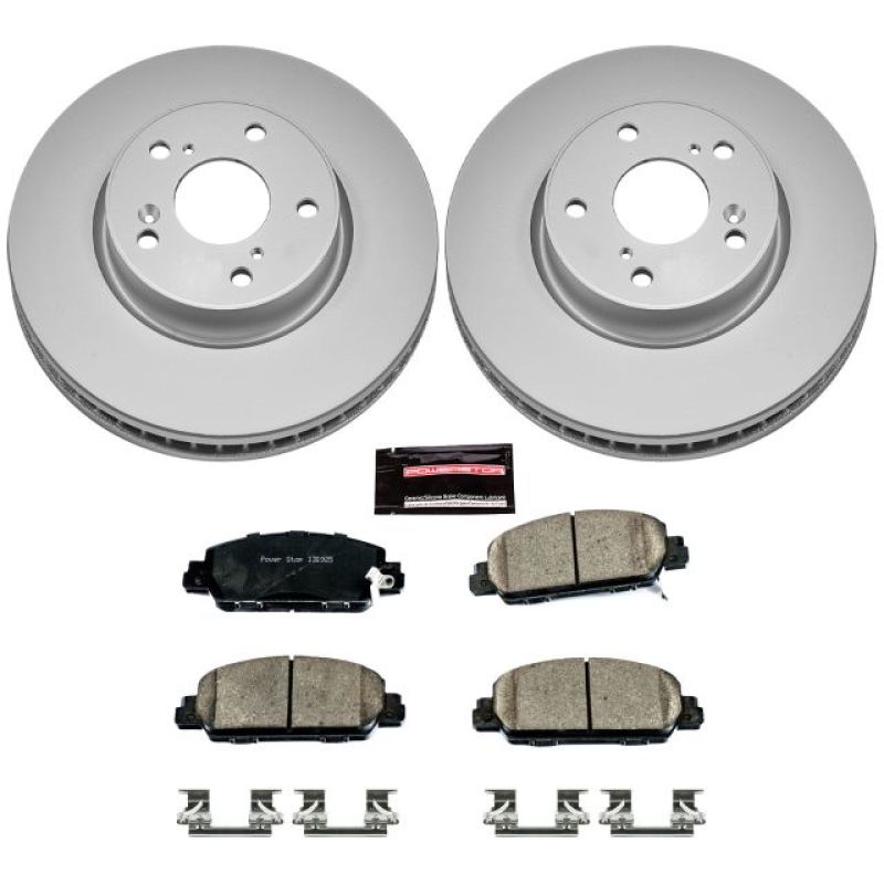 Power Stop Kit de Frein Avant Z17 Evolution Geomet pour Honda Accord 13-19