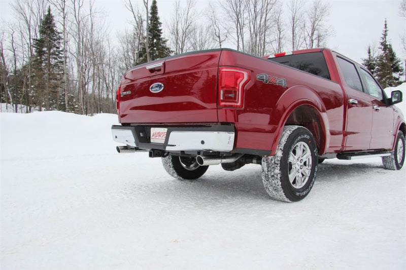 MBRP 2015 Ford F-150 5.0L 3in Cat Back Dual Split Rear Exit AL Système d'échappement